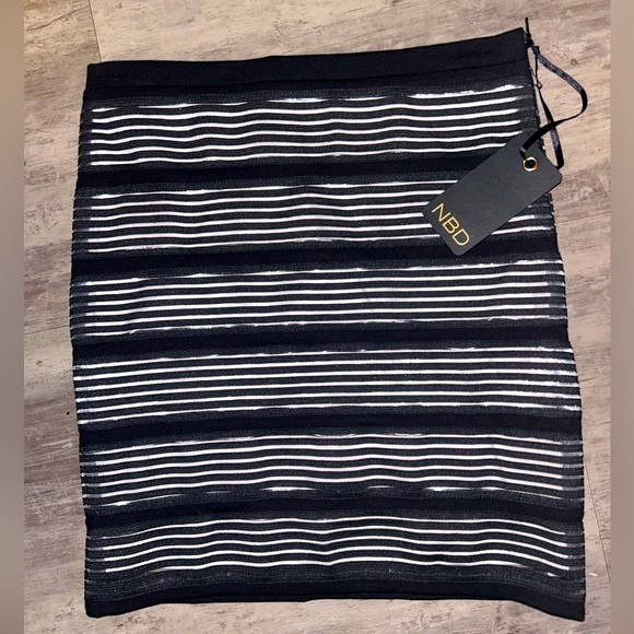 Revolve NBD Black Sheer Mesh Overlay Mini Skirt Classic Grunge Mesh Moto Sexy S - Picture 1 of 8